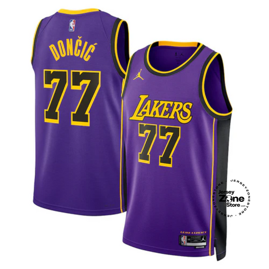Luka Dončić - Los Angeles Lakers Statement Edition 2024 NBA Jersey - Purple - Unisex