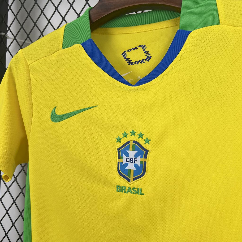 Brazil 2025/26 Home Kids Kit Brasil