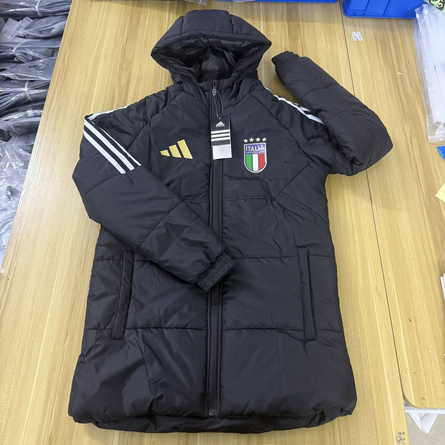 Italy Long Coat Puffer Jacket World Cup 2026