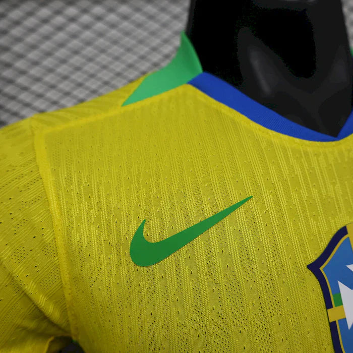 Brazil 2025/26 Home Jersey Player Version | Authentic Slim Fit
