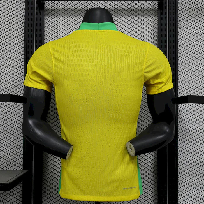 Brazil 2025/26 Home Jersey Player Version | Authentic Slim Fit