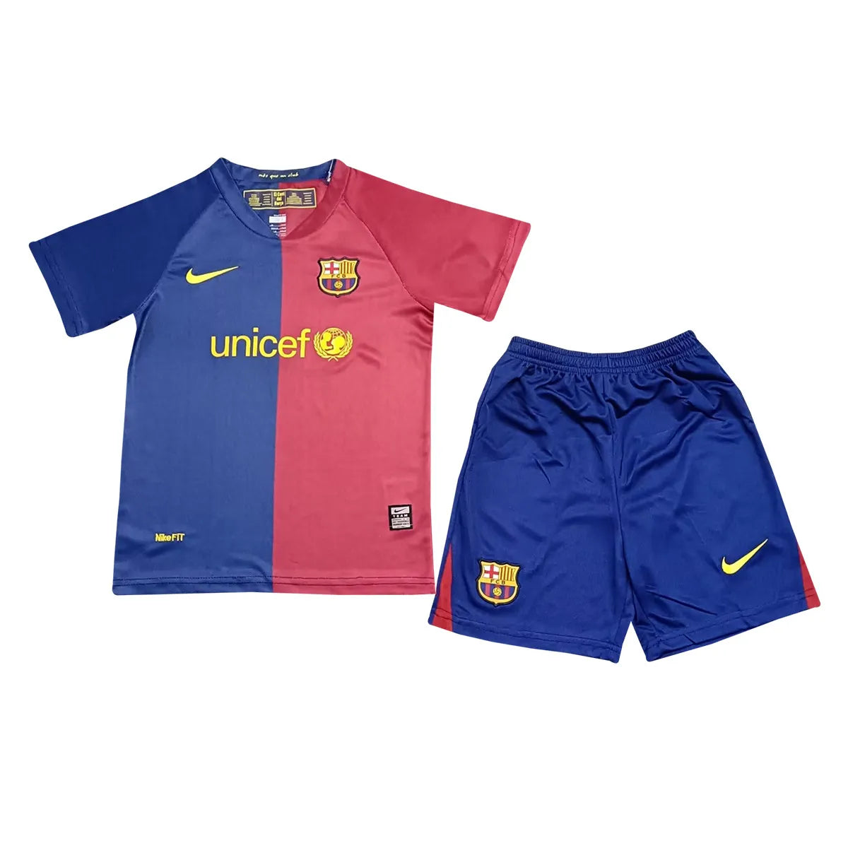Kids Retro Barcelona Home Jersey 2008/09