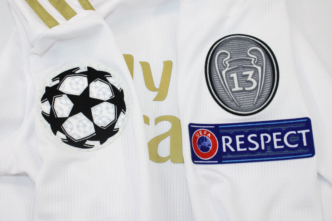 Real Madrid 2019/20 Jersey Long Sleeve Retro - Patch Champions