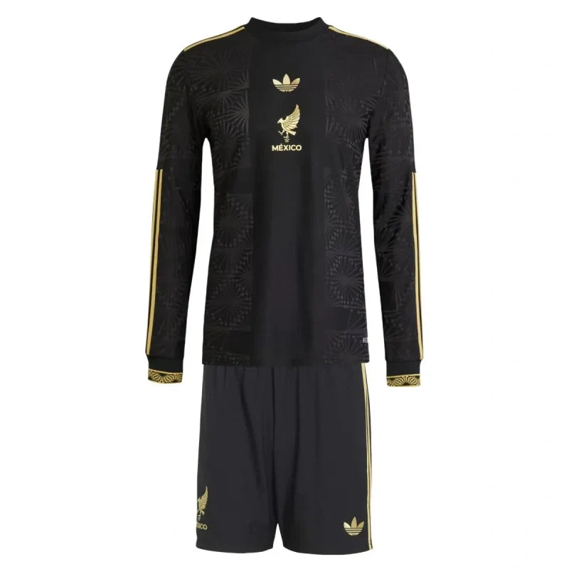 Mexico Gold 2025/26 Long Sleeve Kit Kids