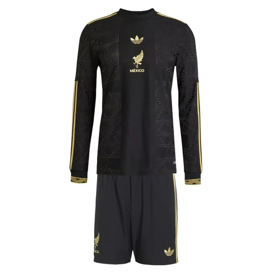 Mexico Gold 2025/26 Long Sleeve Kit Kids