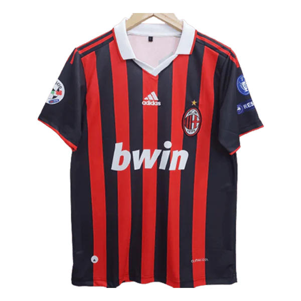 AC Milan Ronaldinho Embroidery Retrô Jersey - Collection