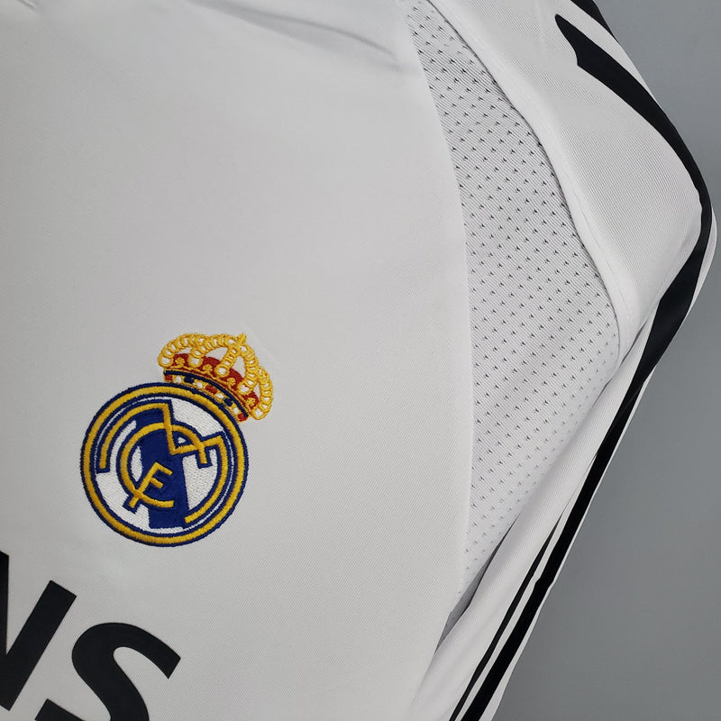 Camisa Real Madrid Titular 05/06 - Retro Manga Comprida