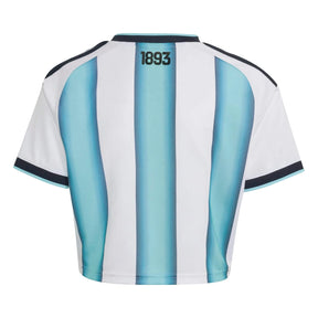 2026 Argentina Women's Stadium Home Cropped Soccer Jersey - World Cup 2026