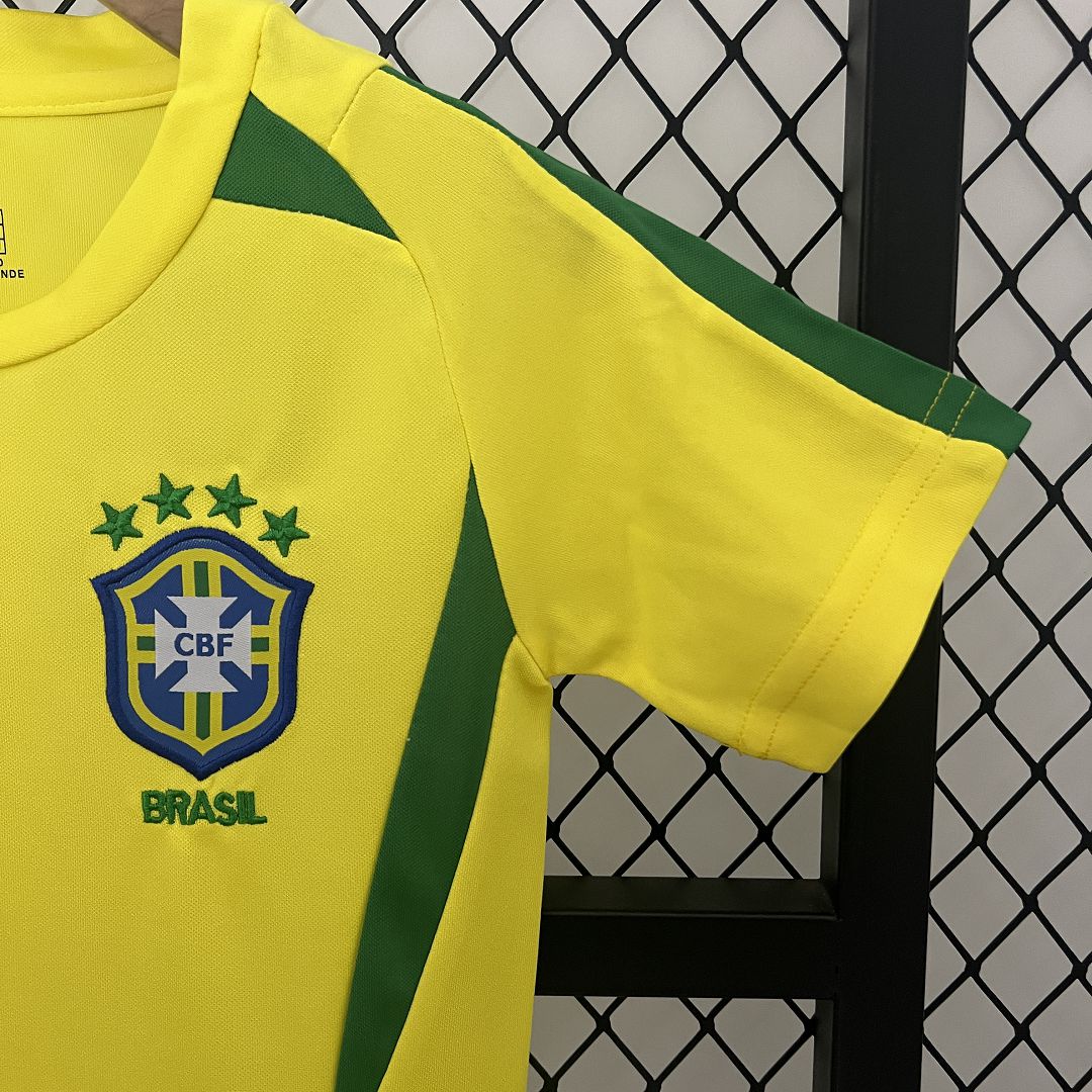 Brazil Home Retro Kids Kit 2002
