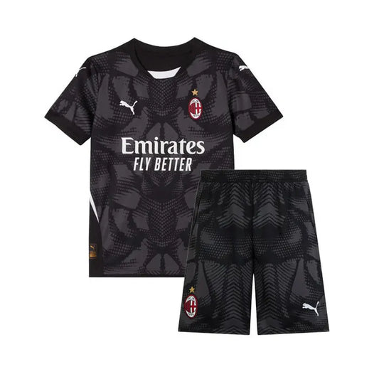 Kids AC Milan Goalkeeper Black Jersey 2024/25