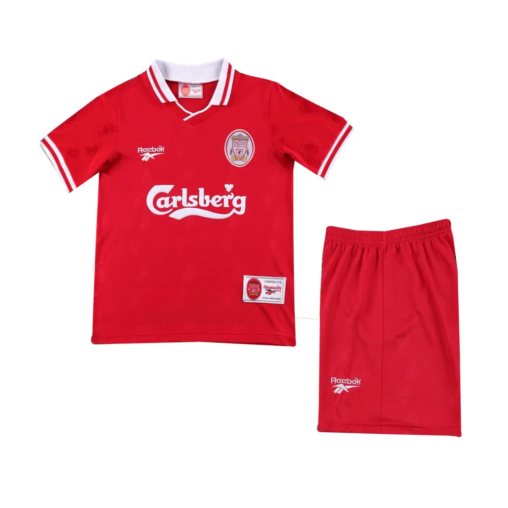 Kids Retro Liverpool Home Jersey 1996/97