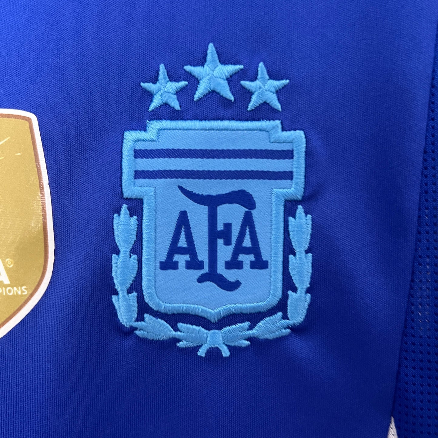 Argentina Away Kids Kit 2024 - Patch Fifa World Champions 2022