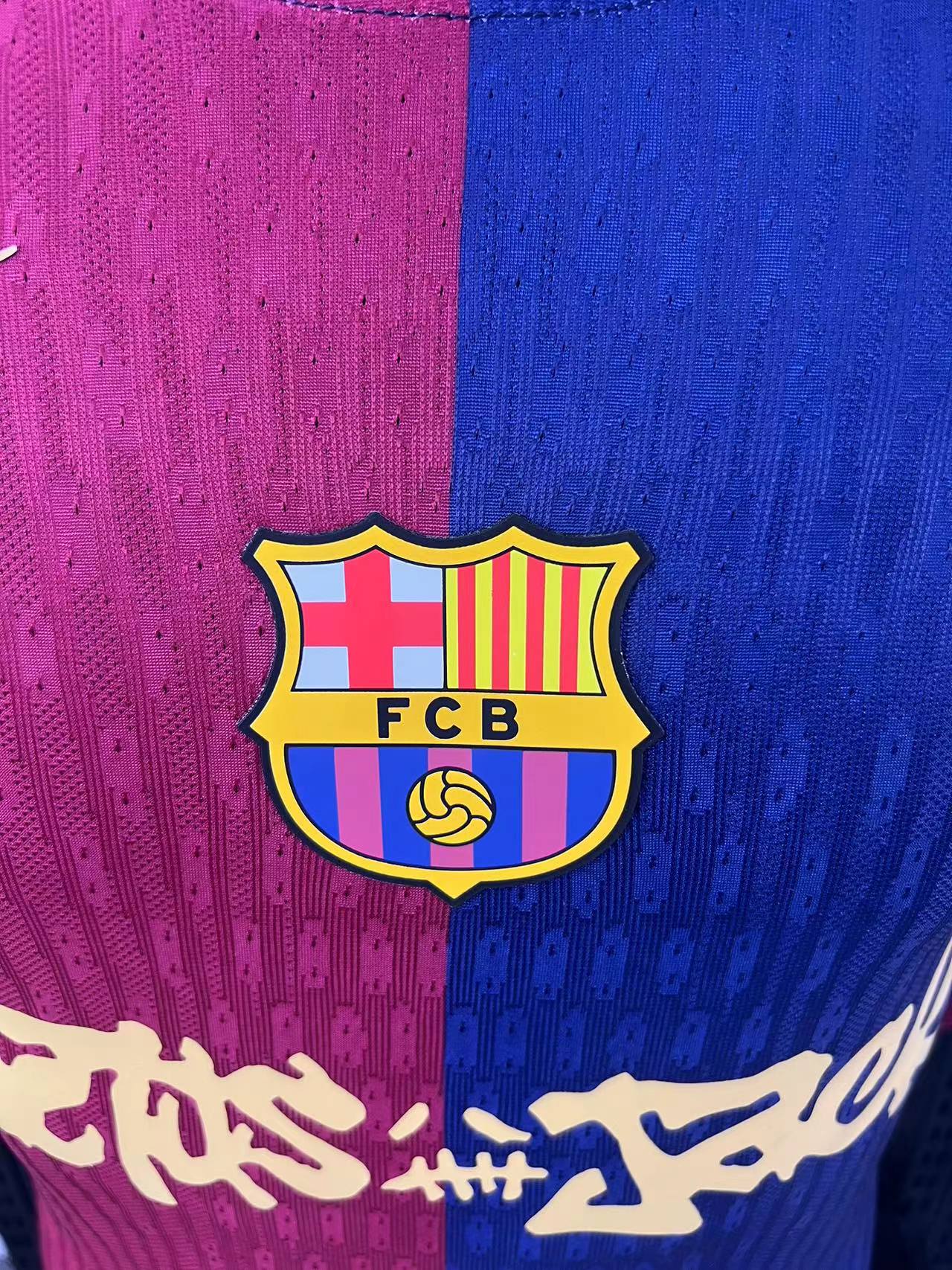 Barcelona 2025/26 Travis Scott Authentic Player Long Sleeve [Slim Fit]