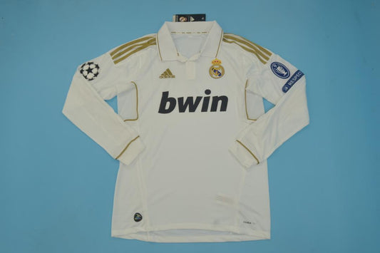 Real Madrid 11/12 I home Jersey - Long Sleeve Retro Version