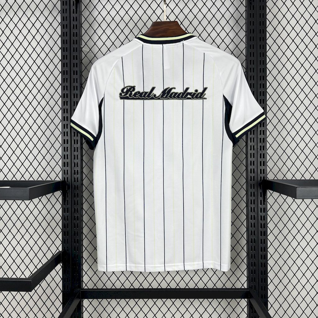 Real Madrid Home Jersey 2025/26 - Version Baseball US Pack [Slim Fit]