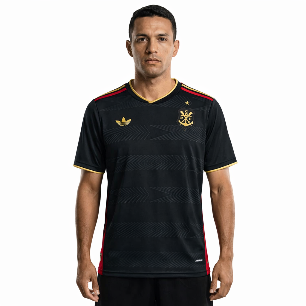 Camisa Flamengo Adidas Originals Black - Fan Version