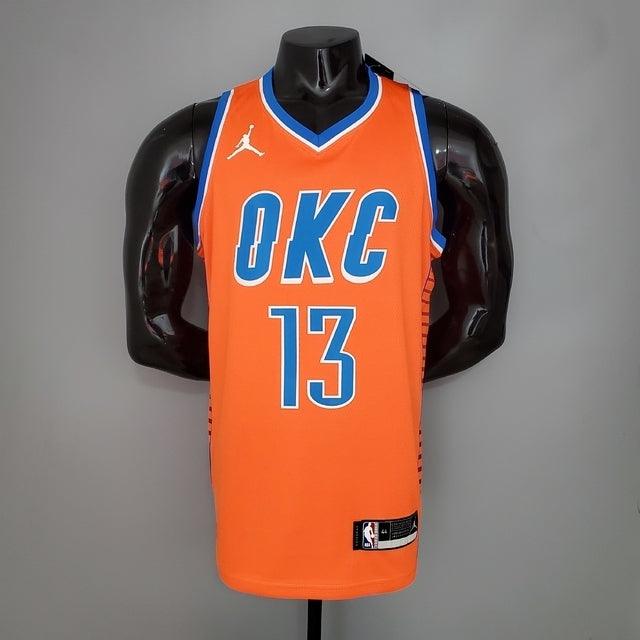 Jersey Basquete NBA Oklahoma City Thunder  Orange