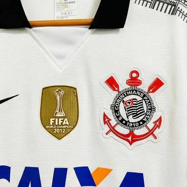 Retrô Corinthians Titular 2013 Branca Masculina
