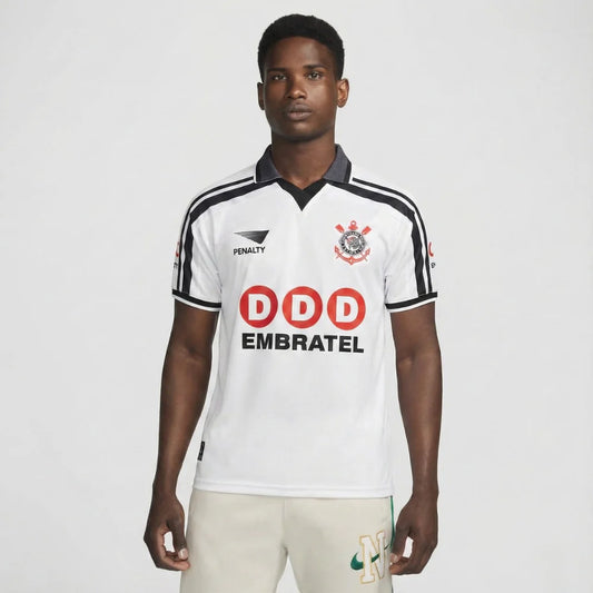 Camisa Corinthians Retrô Titular 1998 Embratel