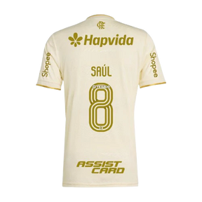 Manto Flamengo Jogo 3 2025/26 – Fan version All Sponsor #8 Saúl