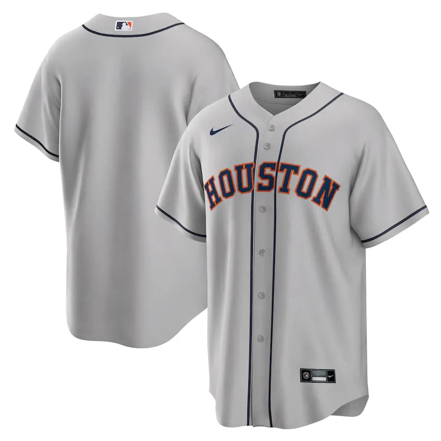 Jersey MLB Houston Astros Nike II Torcedor Masculina Cinza