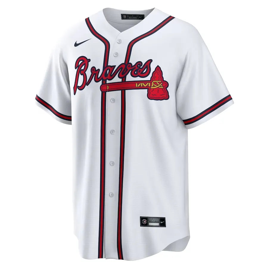 Jersey MLB Atlanta Braves Nike I Torcedor Masculina Branca