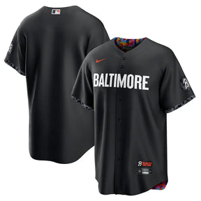 Jersey MLB Baltimore Orioles Nike Black City Connect Nike Torcedor Masculina Preta