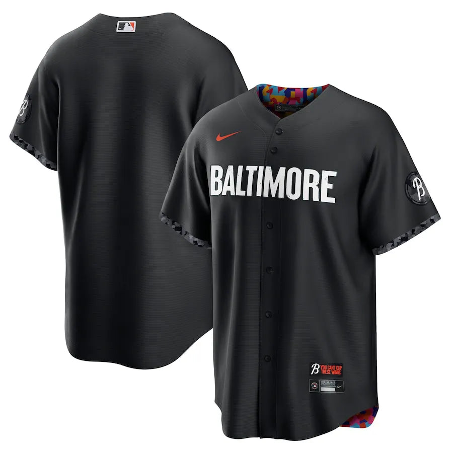 Jersey MLB Baltimore Orioles Nike Black City Connect Nike Torcedor Masculina Preta