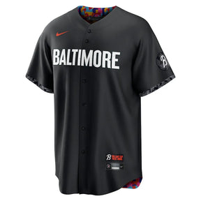 Jersey MLB Baltimore Orioles Nike Black City Connect Nike Torcedor Masculina Preta