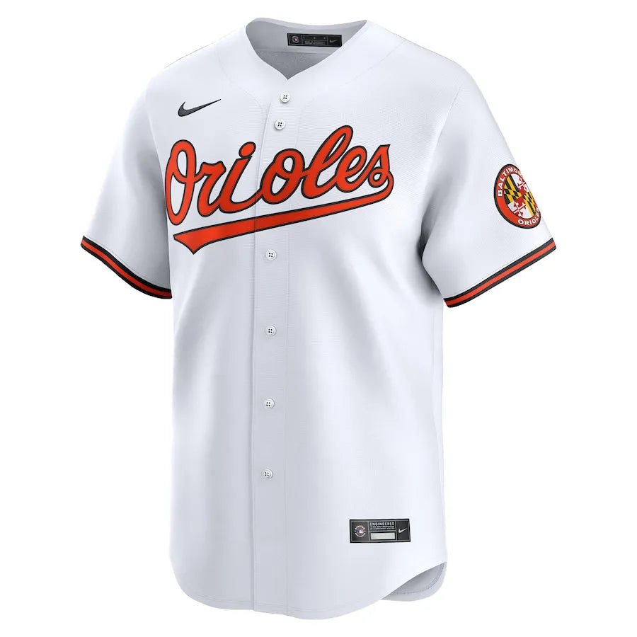 Jersey MLB Baltimore Orioles Nike White Home Torcedor Masculina Branca