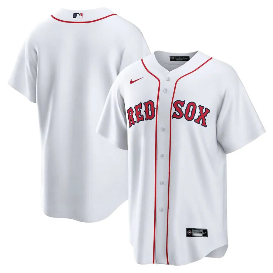 Jersey MLB Boston Red Sox I Nike Torcedor Masculina Branca