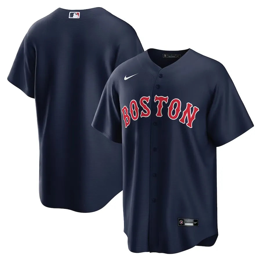 Jersey MLB Boston Red Sox III Nike Torcedor Masculina Azul Marinho