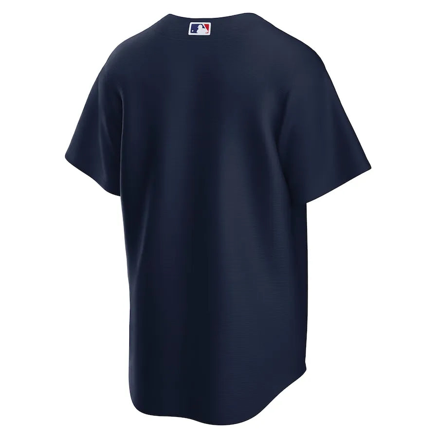 Jersey MLB Cleveland Guardians Nike Navy Alternate Limited Jersey Masculina