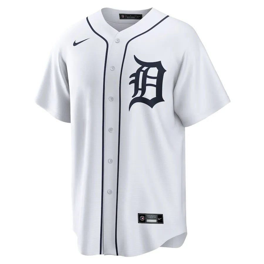 Jersey MLB Detroit Tigers White Nike Home Torcedor Masculina Branca
