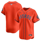 Jersey MLB Houston Astros Nike Orange Alternate Limited Masculina Laranja
