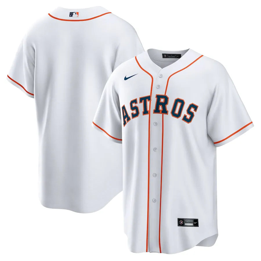 Jersey MLB Houston Astros Nike White Home Torcedor Masculina Branca