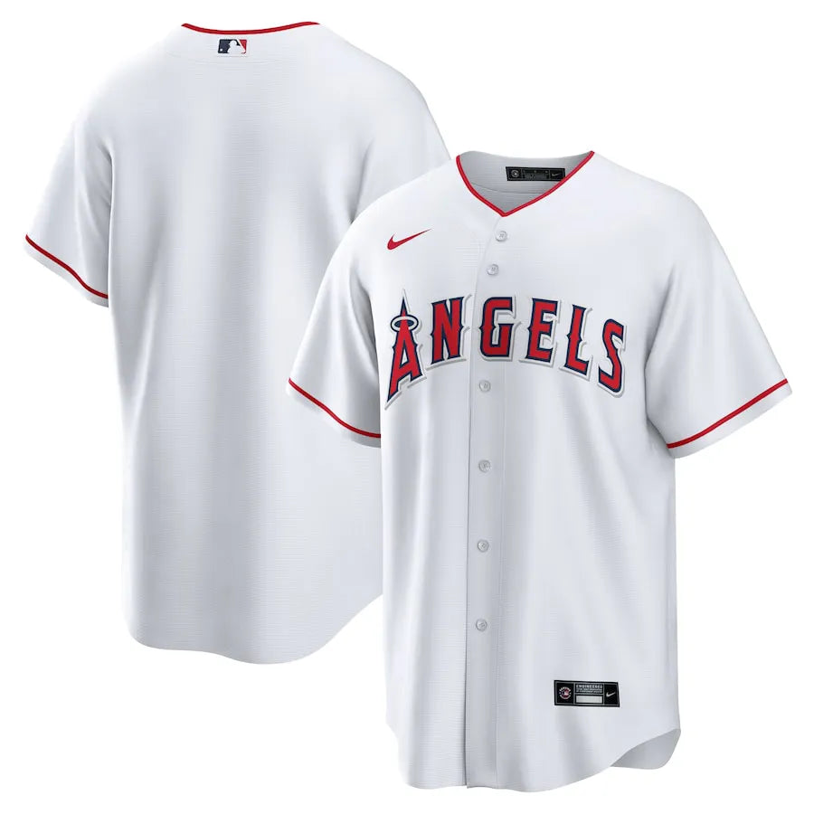 Jersey MLB Los Angeles Angels Nike White Home Torcedor Masculina Branca