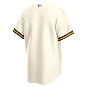 Jersey MLB Milwaukee Brewers Nike Home Torcedor Masculina Bege