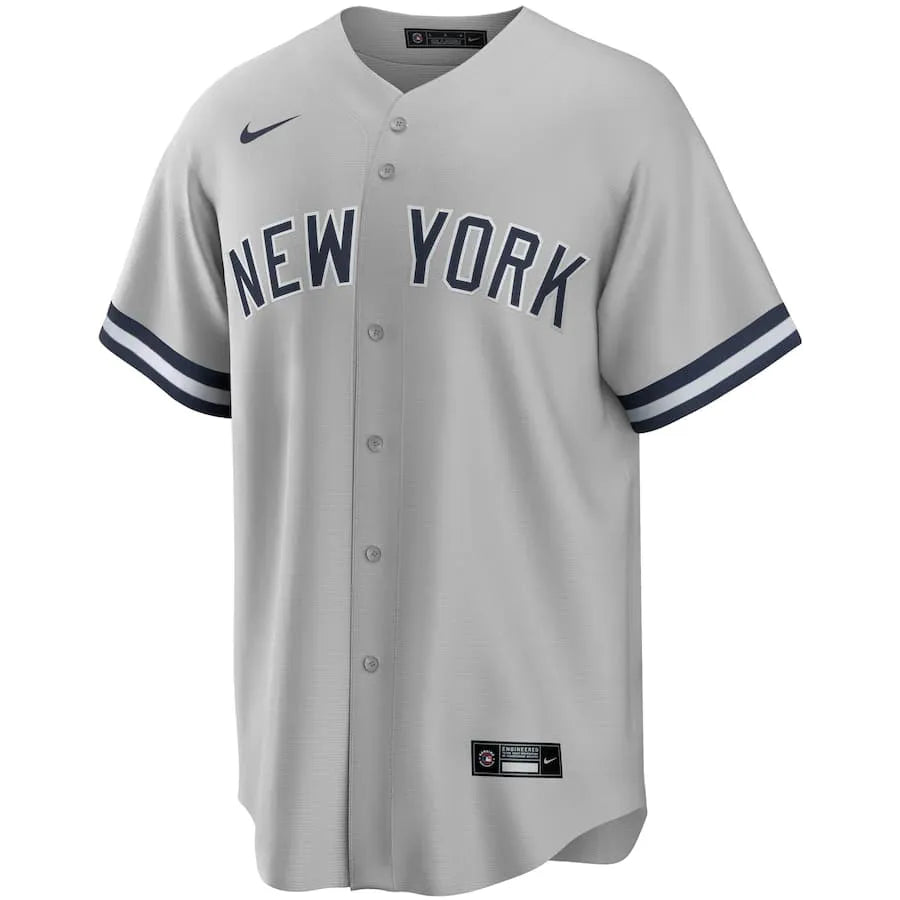 Jersey MLB New York Yankees Nike II Torcedor Masculina Cinza Aaron Judge 99