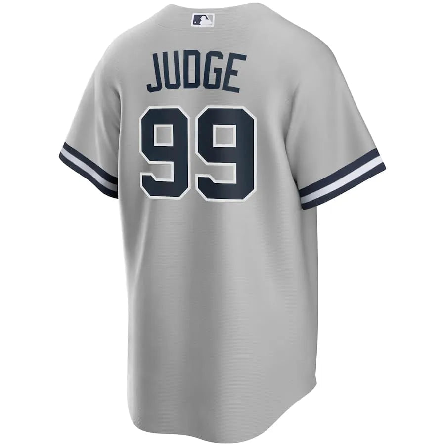 Jersey MLB New York Yankees Nike II Torcedor Masculina Cinza Aaron Judge 99