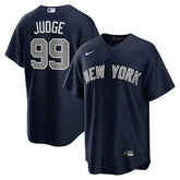 Jersey MLB New York Yankees Nike Alternativa Torcedor Masculina Azul Marinho Aaron Judge 99