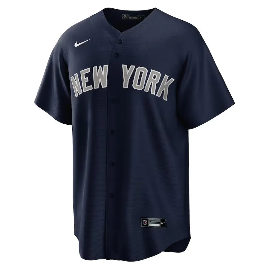 Jersey MLB New York Yankees Nike Alternativa Torcedor Masculina Azul Marinho Aaron Judge 99