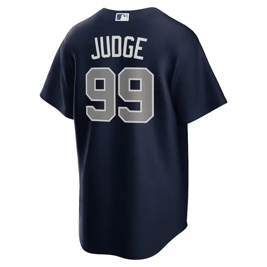Jersey MLB New York Yankees Nike Alternativa Torcedor Masculina Azul Marinho Aaron Judge 99