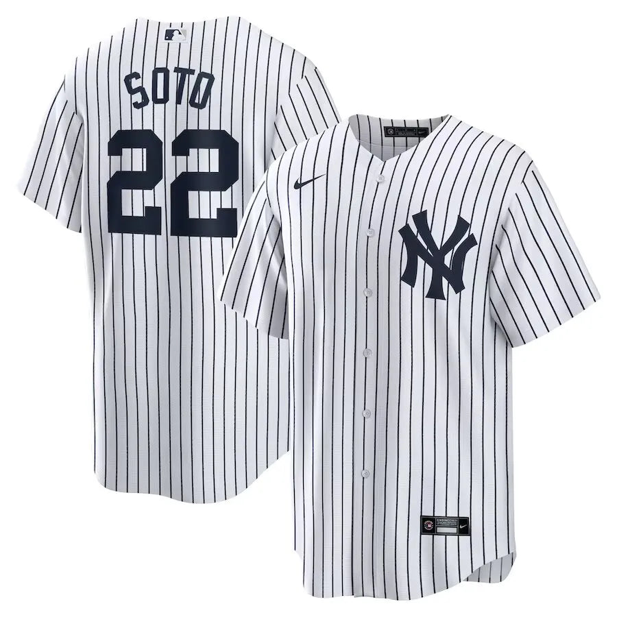 Jersey MLB New York Yankees Nike I Torcedor Masculina Listrada Juan Soto 22
