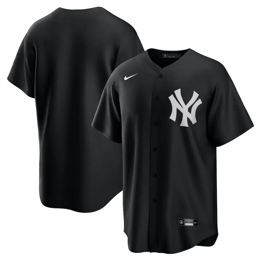 Jersey MLB New York Yankees Nike Torcedor Masculina Preta