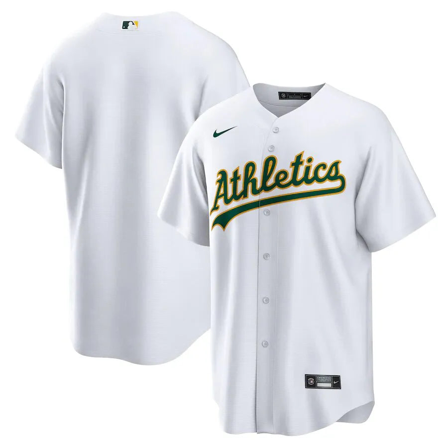Jersey MLB Oakland Athletics Nike Home Torcedor Masculina Branca