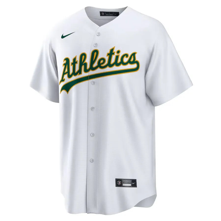 Jersey MLB Oakland Athletics Nike Home Torcedor Masculina Branca