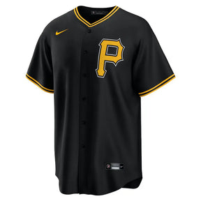 Jersey MLB Pittsburgh Pirates Nike Black Alternate Torcedor Masculina Preta