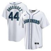 Jersey MLB Seattle Mariners Nike Home Torcedor Masculina Branca Julio Rodriguez 44