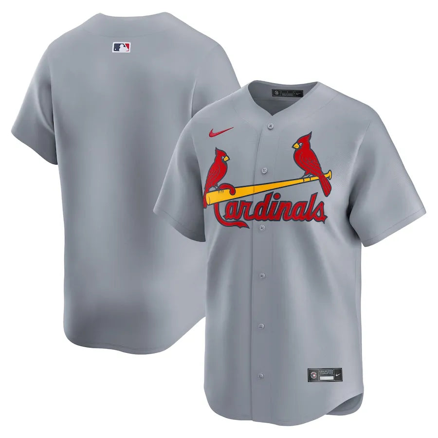 Jersey MLB St. Louis Cardinals Nike II Torcedor Masculina Cinza